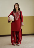 Elara Lawn 2pc – Red