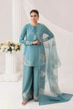 Shabnam Embroidered 3pc With Farshi Shalwar