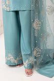 Shabnam Embroidered 3pc With Farshi Shalwar