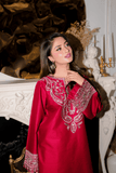 Elara Lawn 2pc – Red